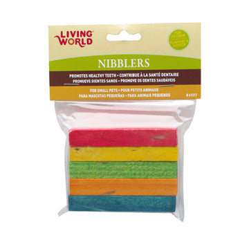 Living World Nibblers Rainbow Wood Chews
