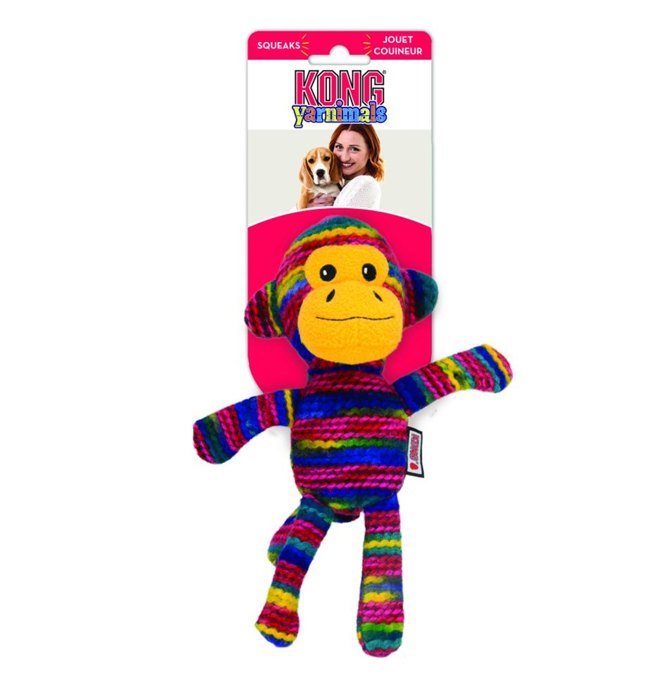 Kong - Yarnimals Monkey Dog Toy